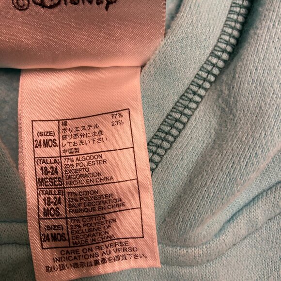 Vintage Disney World Toddler Set – Hoodie & Pants, 18–24 Months - Picture 4 of 6